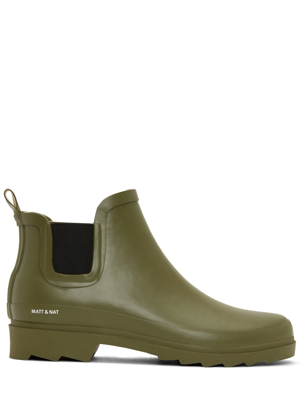 Matt & Nat Olive Green Chelsea Rain Bootie